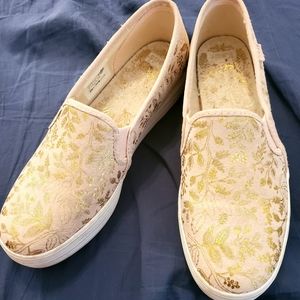 Keds x Rifle Paper Co Triple Decker Slip Ons, 8